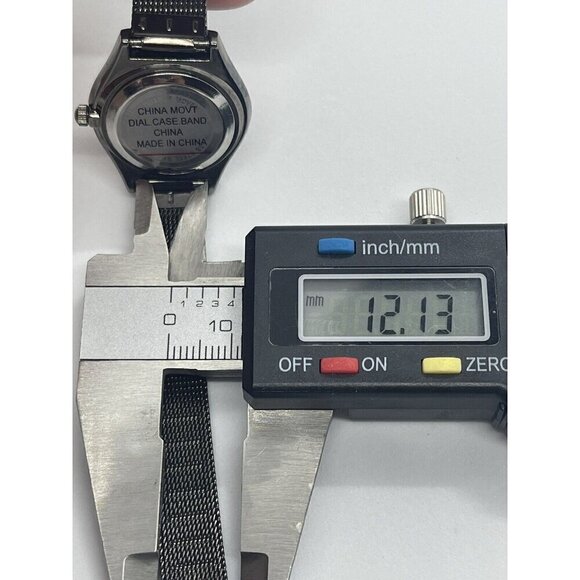 Paul Jardin Men's Quartz Watch Round All Black Water Resistant - Picture 9 of 10